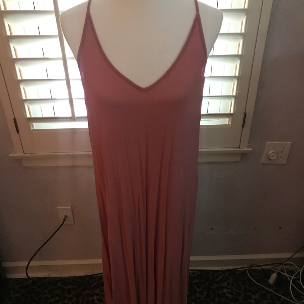 Pink maxi dress. XL